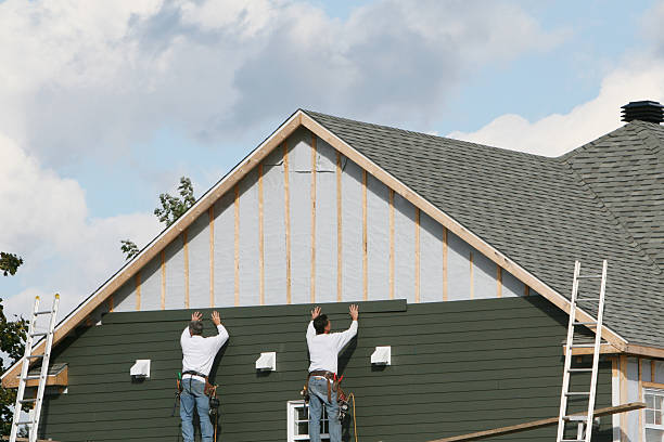 Professional Siding Replacement technician working in Diggs, VA